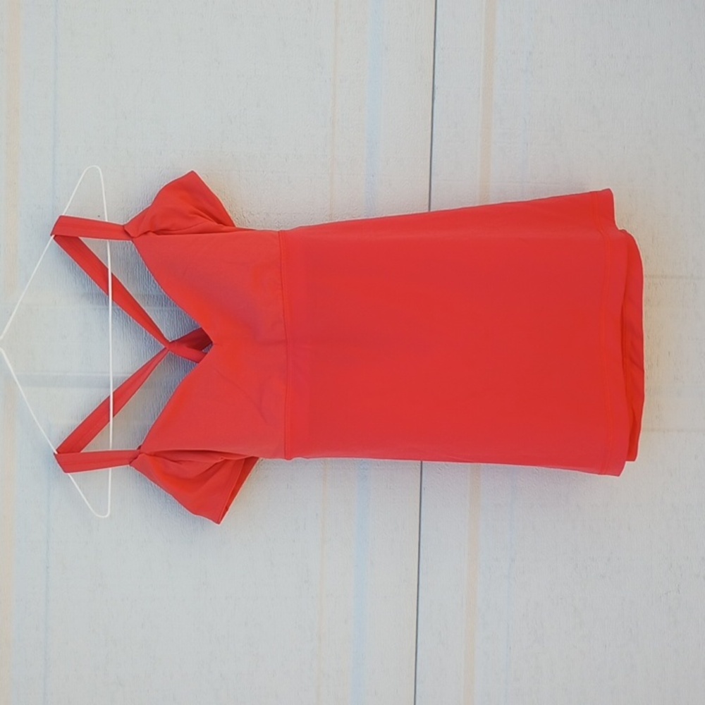 Lululemon Athletic Running Exercise Top Off Shoulder Criss Cross Tank Sz 10